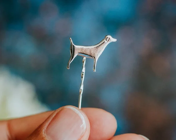 Sterling Silver Jack Russell Pin