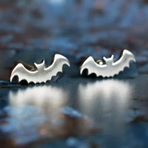 Bat Cufflinks, Handmade from Sterling Silver