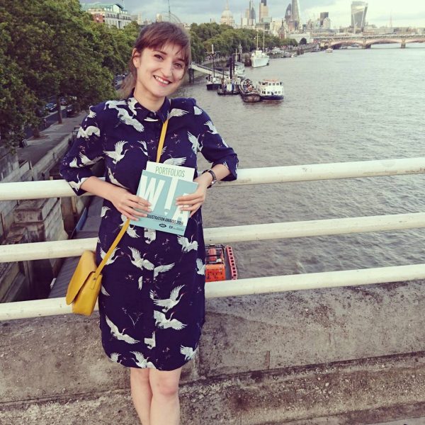 Amber, best friend, illustrator/animator and papercut artist